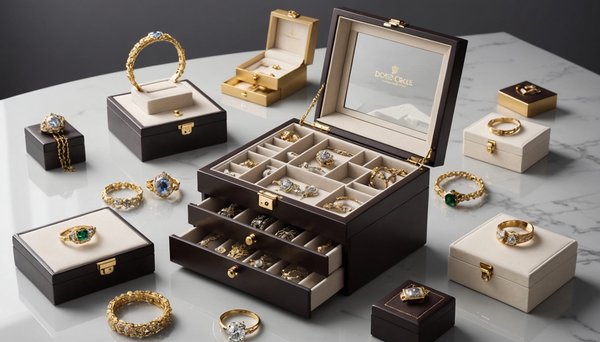 Découvrez les élégantes boîtes à bijoux pour tous les styles